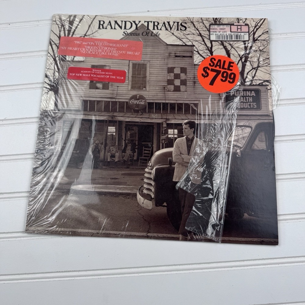 Randy Travis – Storms Of Life 1986 LP Vinyl Record